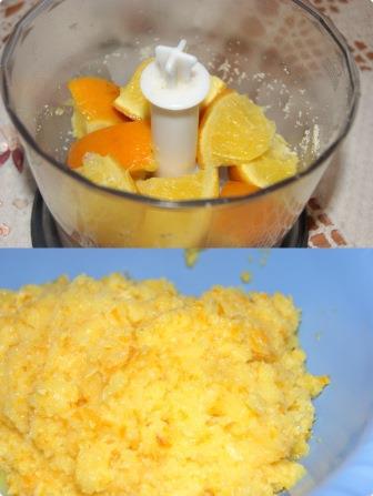 Апельсиновый кекс с миндальной мукой