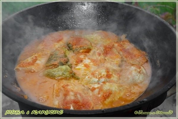 Рыба в капусте