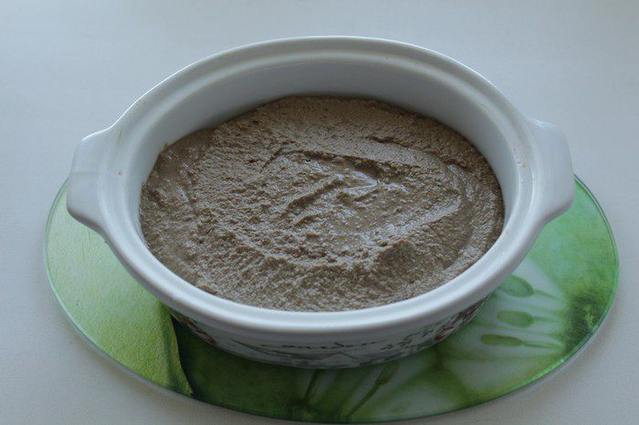 Паштет куриный со сливово-клюквенным желе