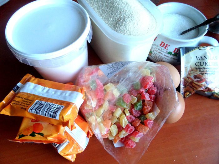 Запеканка на манке &amp;quot;Калейдоскоп&amp;quot;