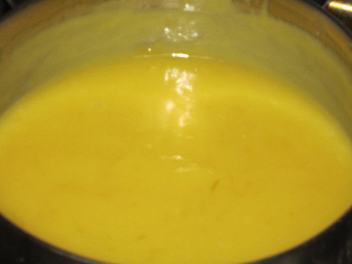 Блинный торт с лимонным курдом