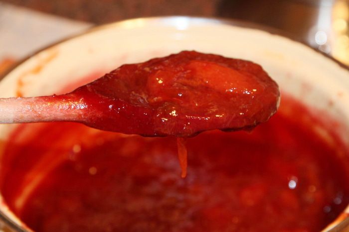 Конфитюр абрикосово-сливовый