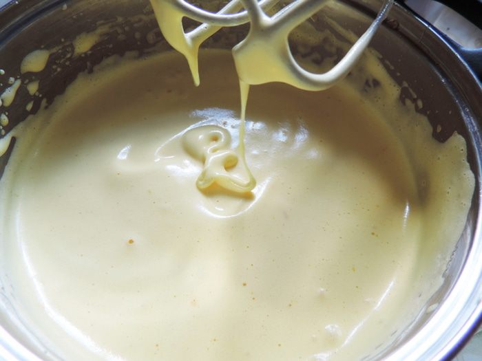 Почти идеальный белый бисквит (тепловой способ приготовления)