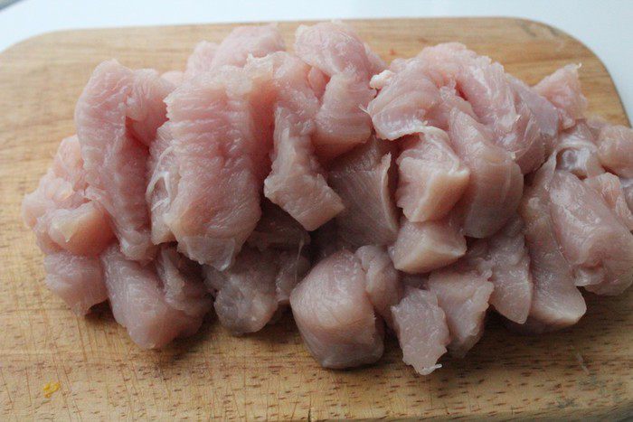 Тальятелле с гуляшом из индейки