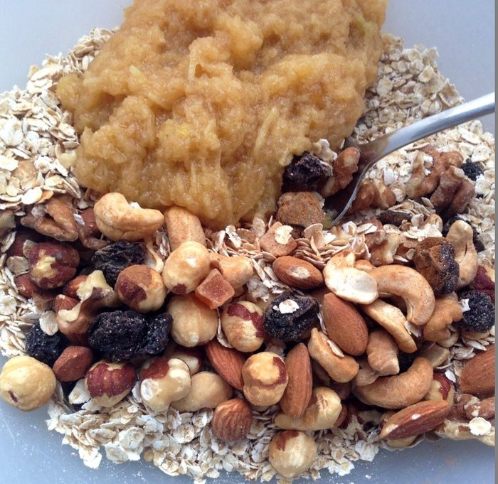 Яблочная гранола