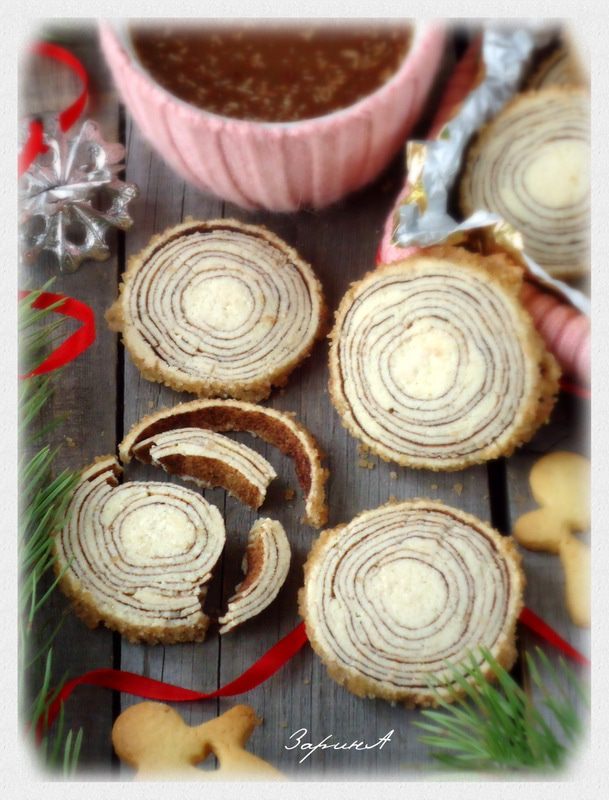 Печенье &amp;quot;Ствол дерева&amp;quot;