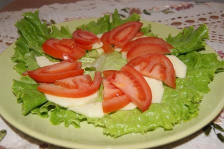 Салат с куриными желудочками