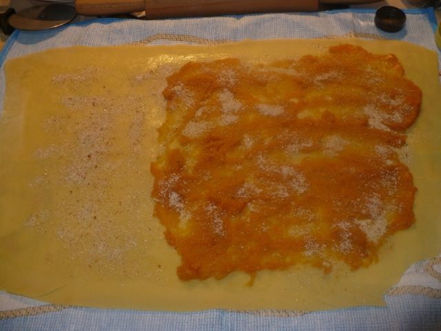 Штрудель с тыквой