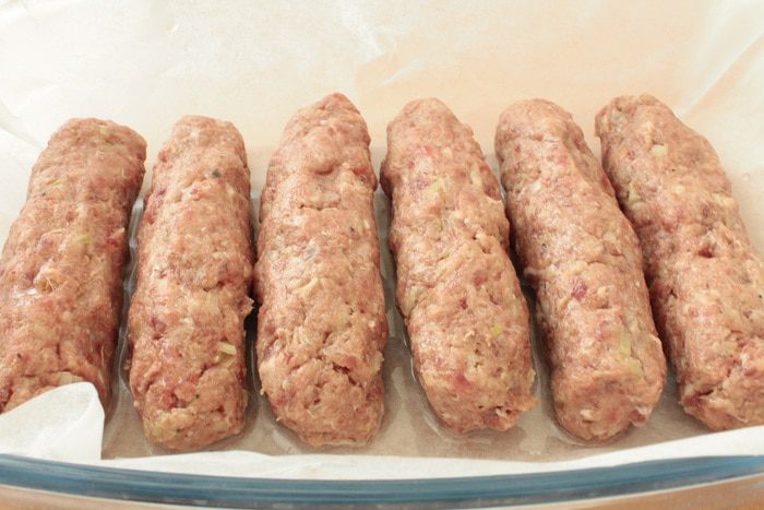 Колбаски из говядины на пиве