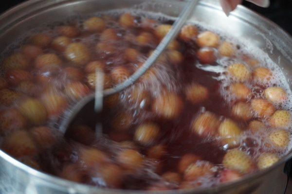 Манная каша с киселем