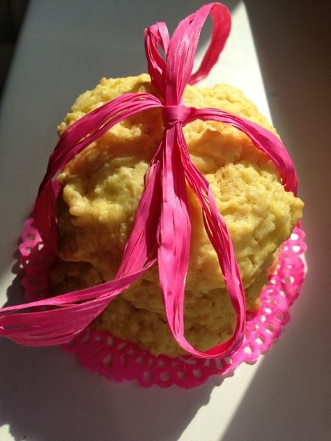 Кокосовое печенье с белым шоколадом