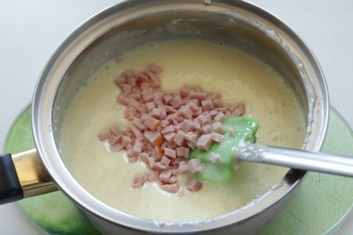 Плавленый сыр с беконом