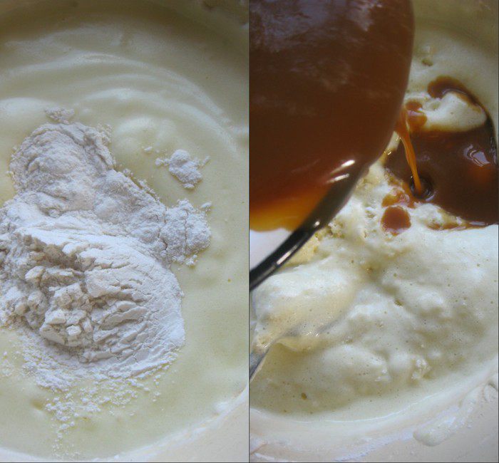 Пышный кекс на вареной сгущенке