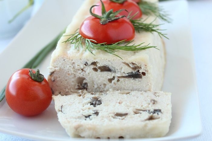 Террин из курицы с грибами 