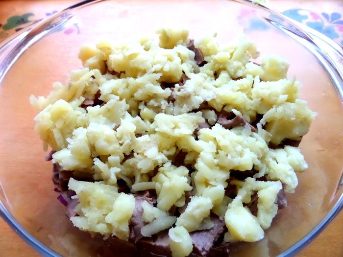 Cалат с печенью &amp;quot;Владивосточный&amp;quot;