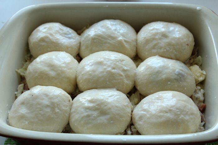 Булочки с начинкой на &amp;quot;подушке&amp;quot;