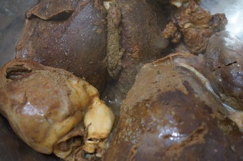 Горячий бутерброд с ливером