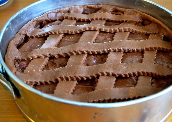 Очень шоколадная кростата