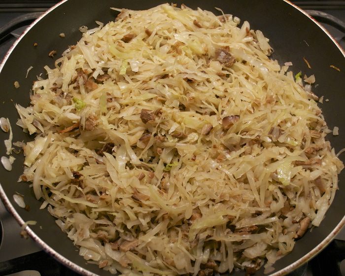 Блины с капустой