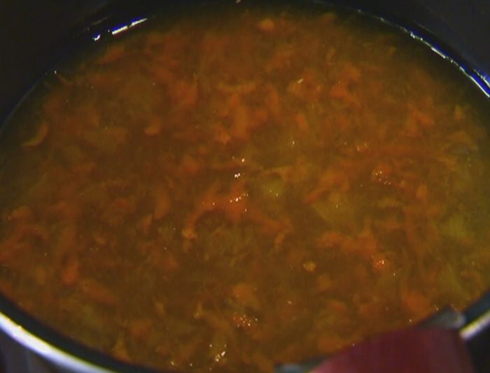 Ореховый пирог с апельсиновым сиропом