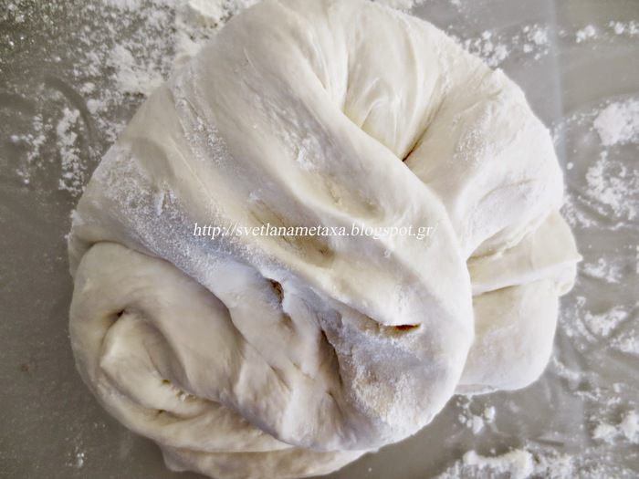 Пирог из теста фило с медово-ореховой начинкой