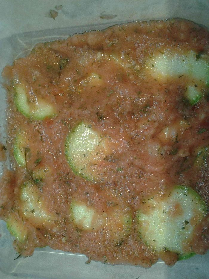 Овощная мусака с сыром сулугуни