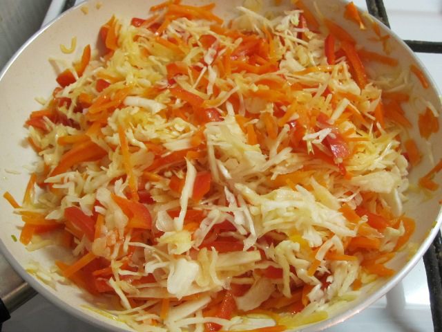 Пирог с овощами и зеленью