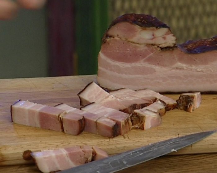 Красная фасоль с колбасками