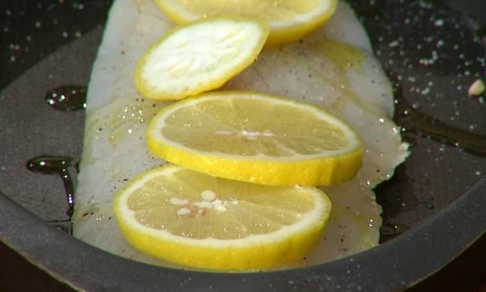 Треска в кисло-сладком соусе 