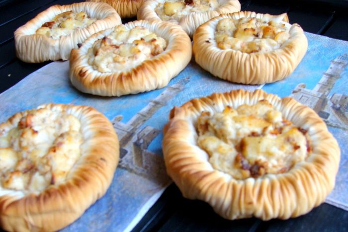 Тарталетки из теста фило (оригинальная формовка)