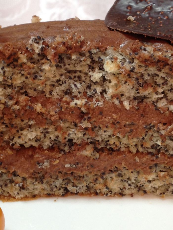 Маковый торт