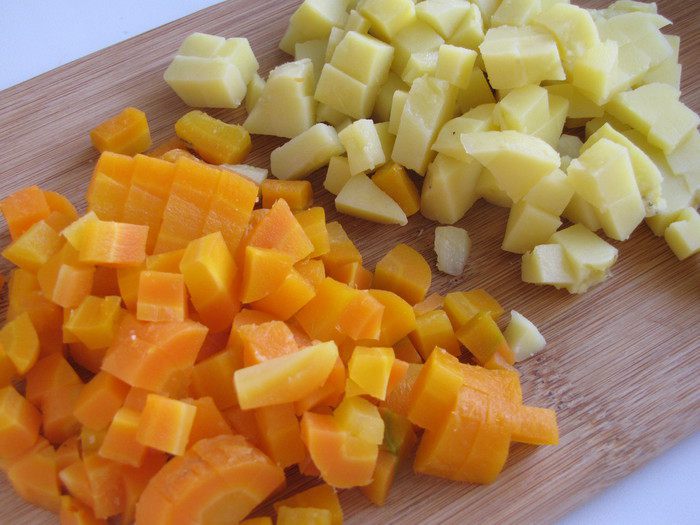 Корзиночки с морепродуктами