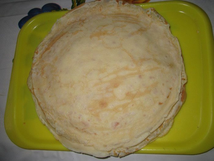 Блинчики с курицей и грибами