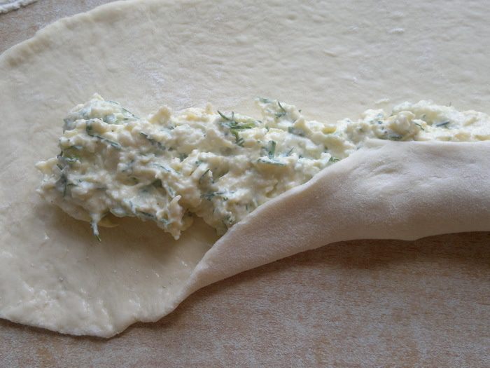 Сырный пирог-спираль (по мотивам греческой кухни)