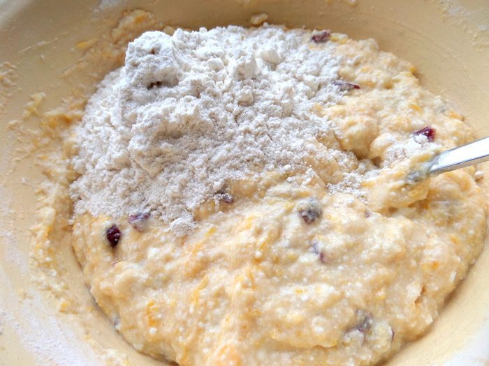 Тыквенно-творожные оладушки