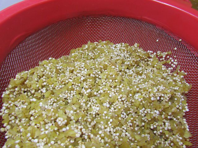 Котлеты с киноа и булгуром