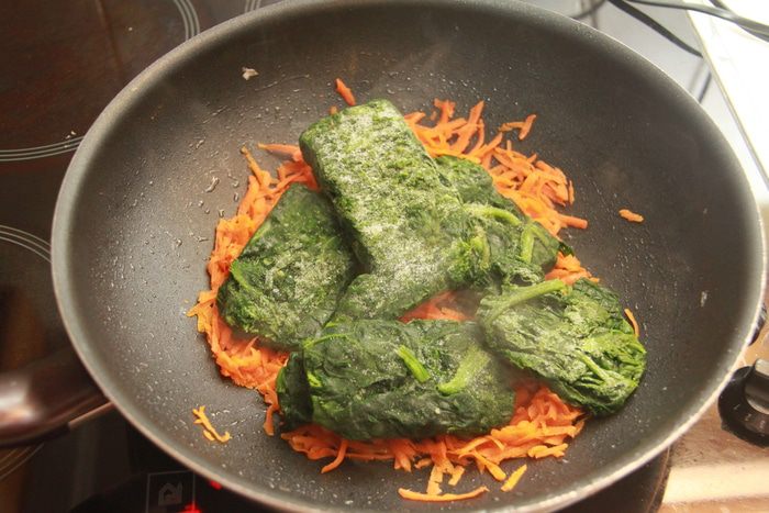 Мясная лазанья со шпинатом