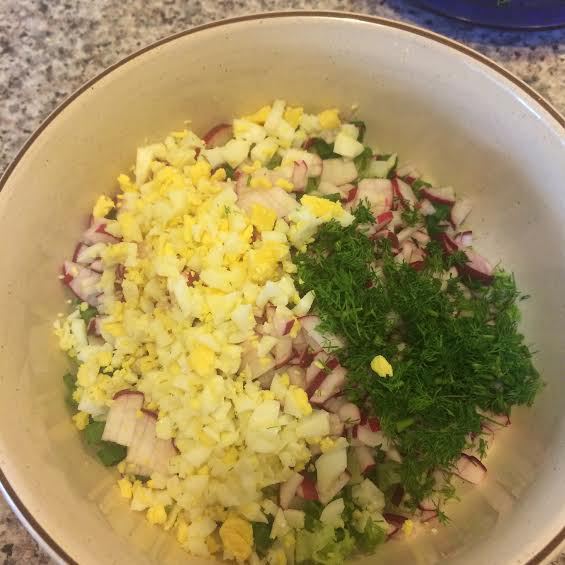 Легкий салат