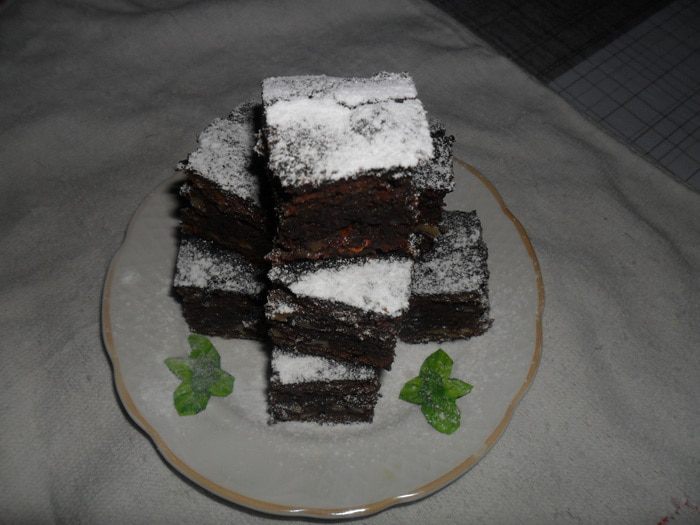 Брауни с орехами