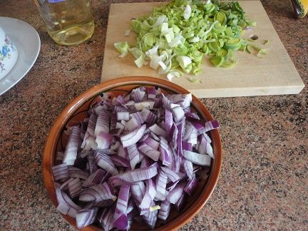 Луковый суп с крутонами