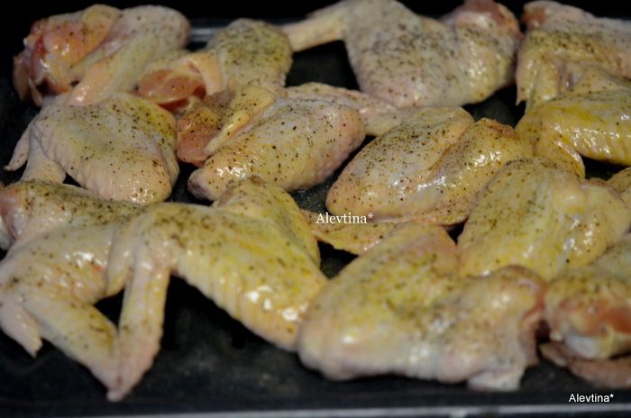 Куриные крылышки в глазури