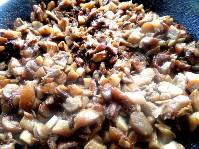 Пирог с грибами (из лаваша)