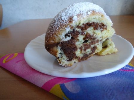 Шоколадно-апельсиновый кекс