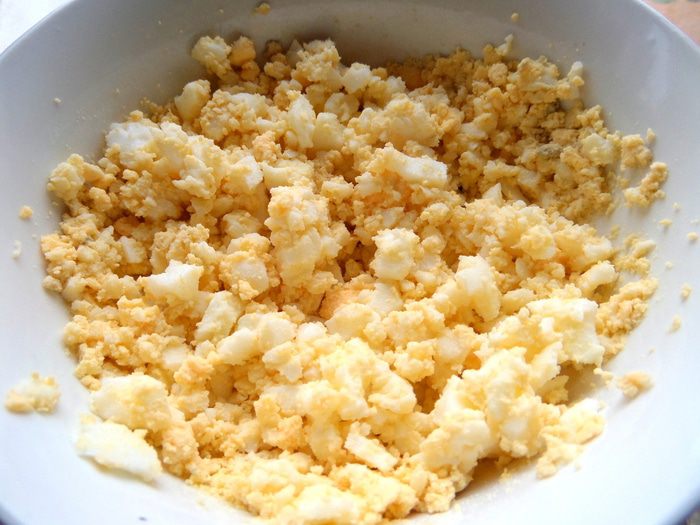 Торт из лосося с прослойкой из хачапури