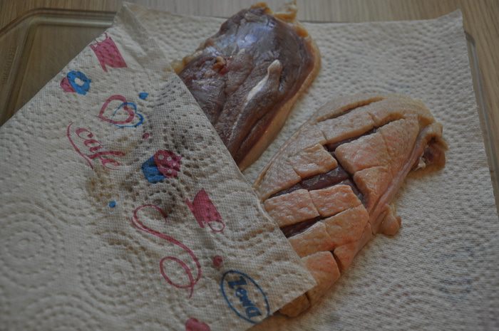 Утиная грудка с медом