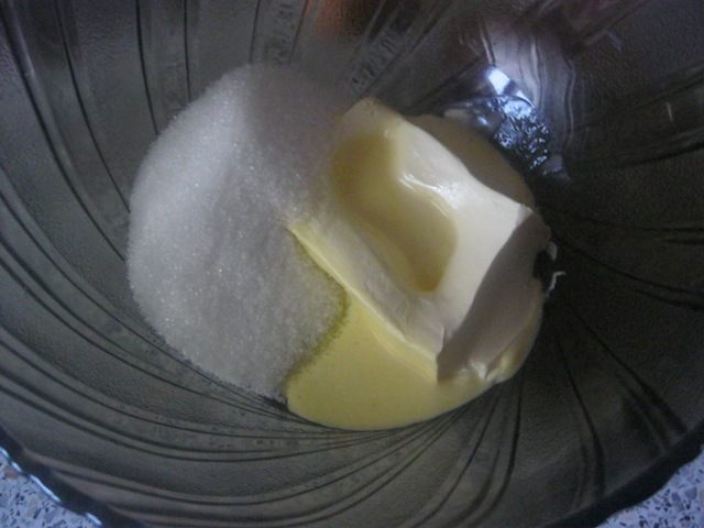 Шоколадно-лимонный кекс