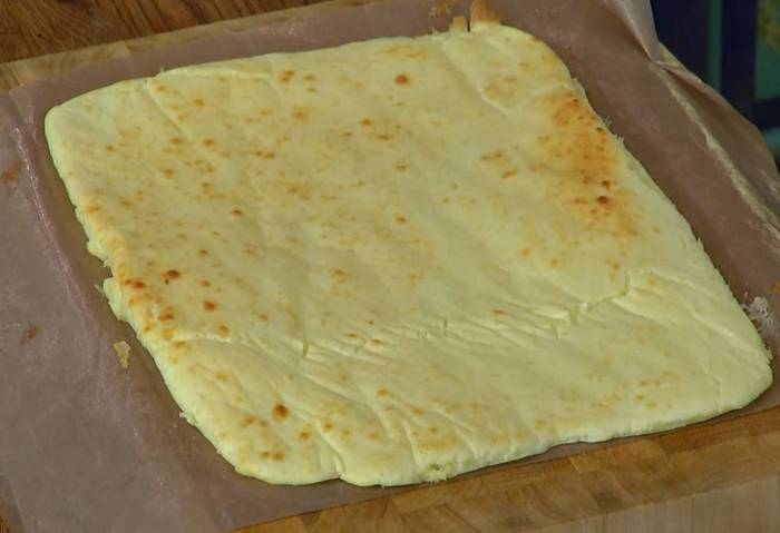 Сырный рулет с тыквой