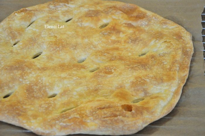 Польский пирог с малиной