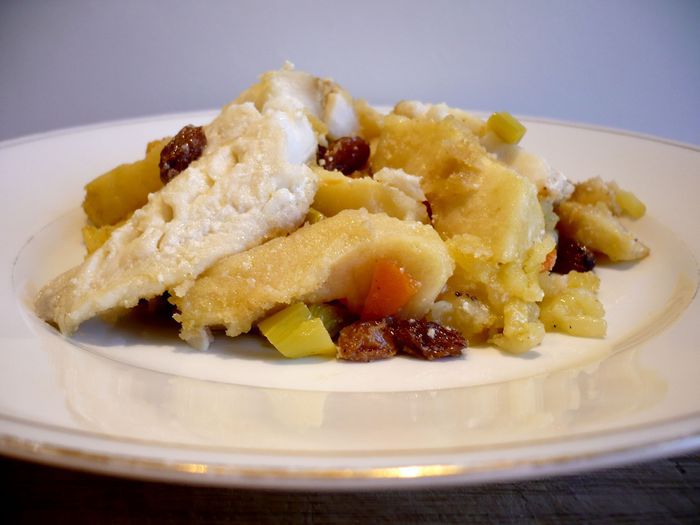 Рыбка с овощами «Хороши яблочки... освежают!»