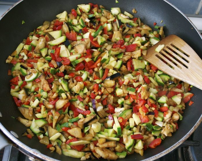 Рататуй с курицей 